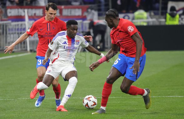 FCSB, fără sponsor principal pe tricou cu Lyon » Ce a apărut în schimb