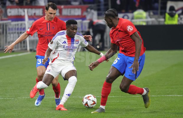 FCSB, fără sponsor principal pe tricou cu Lyon » Ce a apărut în schimb