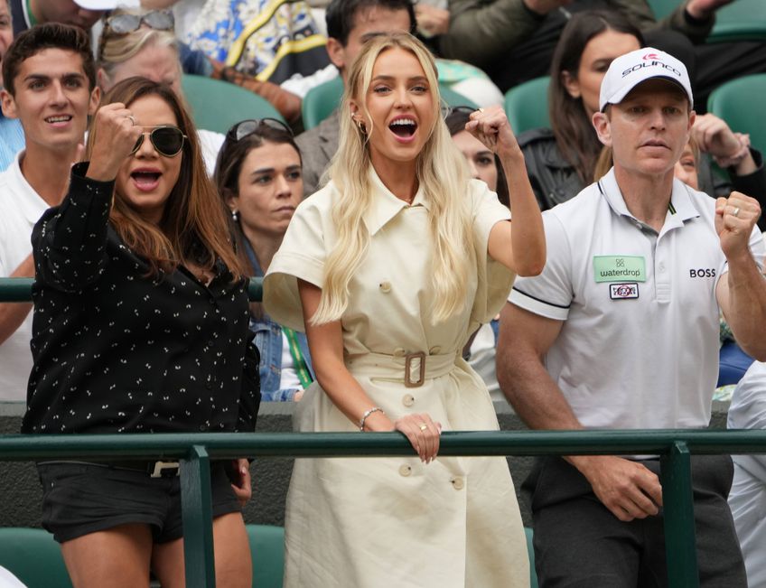 Morgan Riddle în tribune la Wimbledon FOTO Imago Images