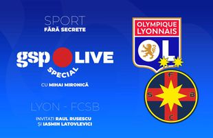 Lyon - FCSB » Roș-albaștrii caută minunea în Europa League! Raul Rusescu și Iasmin Latovlevici, la GSP Live Special