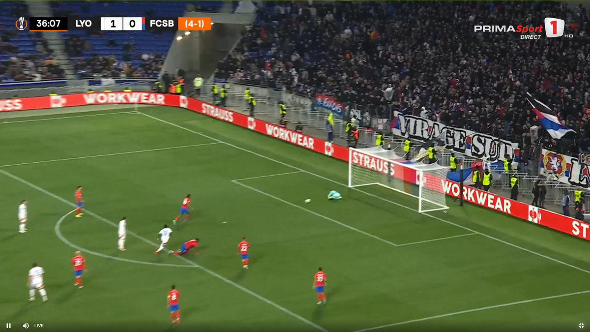 Ratarea sezonului de Europa League a venit în Lyon - FCSB » Ce a urmat un minut mai târziu