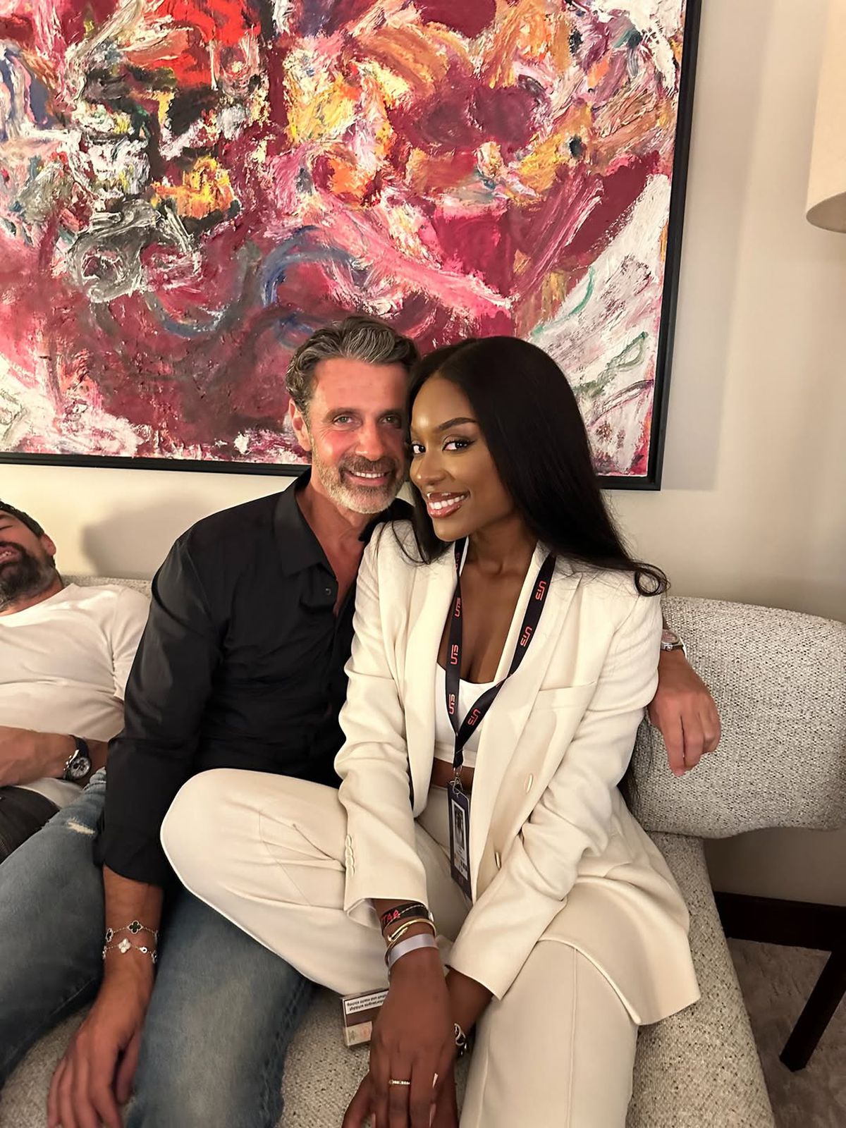 Patrick Mouratoglou, antrenament cu iubita Linda-Caroline Nobat