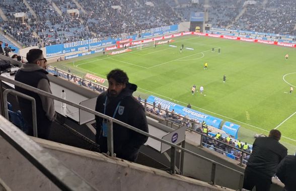 Ce s-a întâmplat cu Filipe Coelho la finalul meciului Universitatea Craiova - FC Argeș » Reacția galeriei oltenilor