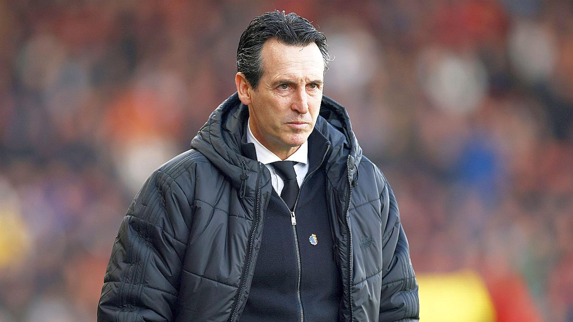 Unai Emery pe marginea terenului în timpul unui meci Aston Villa, sărbătorind una dintre cele 100 de victorii Premier League obținute rapid. | sursa foto: Gazeta Sporturilor