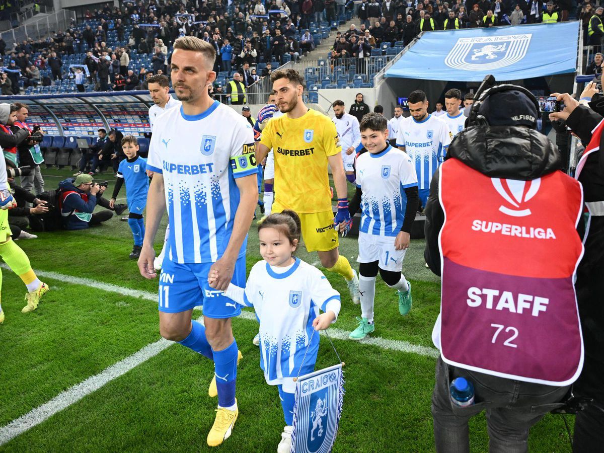 Universitatea Craiova - FC Argeș, duel în etapa 1 din play-off-ul Superligii