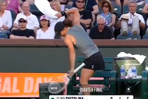 Iga Swiatek, reacție nervoasă la Indian Wells / foto: X