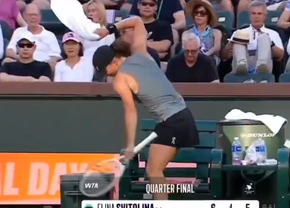 Iga Swiatek, criză de nervi cu un game înainte de eliminarea de la Indian Wells