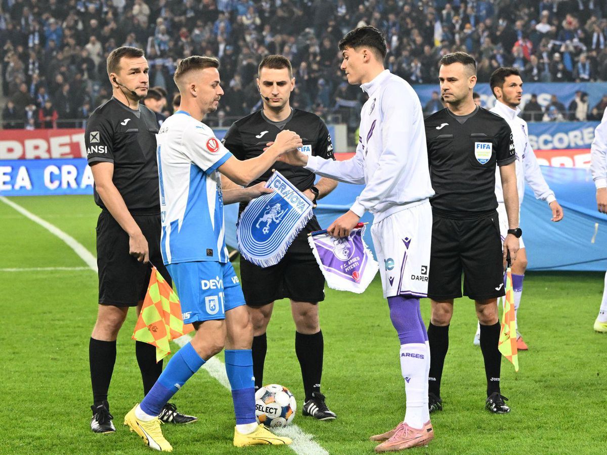 Universitatea Craiova - FC Argeș, duel în etapa 1 din play-off-ul Superligii