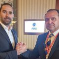 Bogdan Voina și Constantin Din, candidații „grei” pentru funcția de președinte FRH. Foto: Facebook/ @ACS Olympic RFH