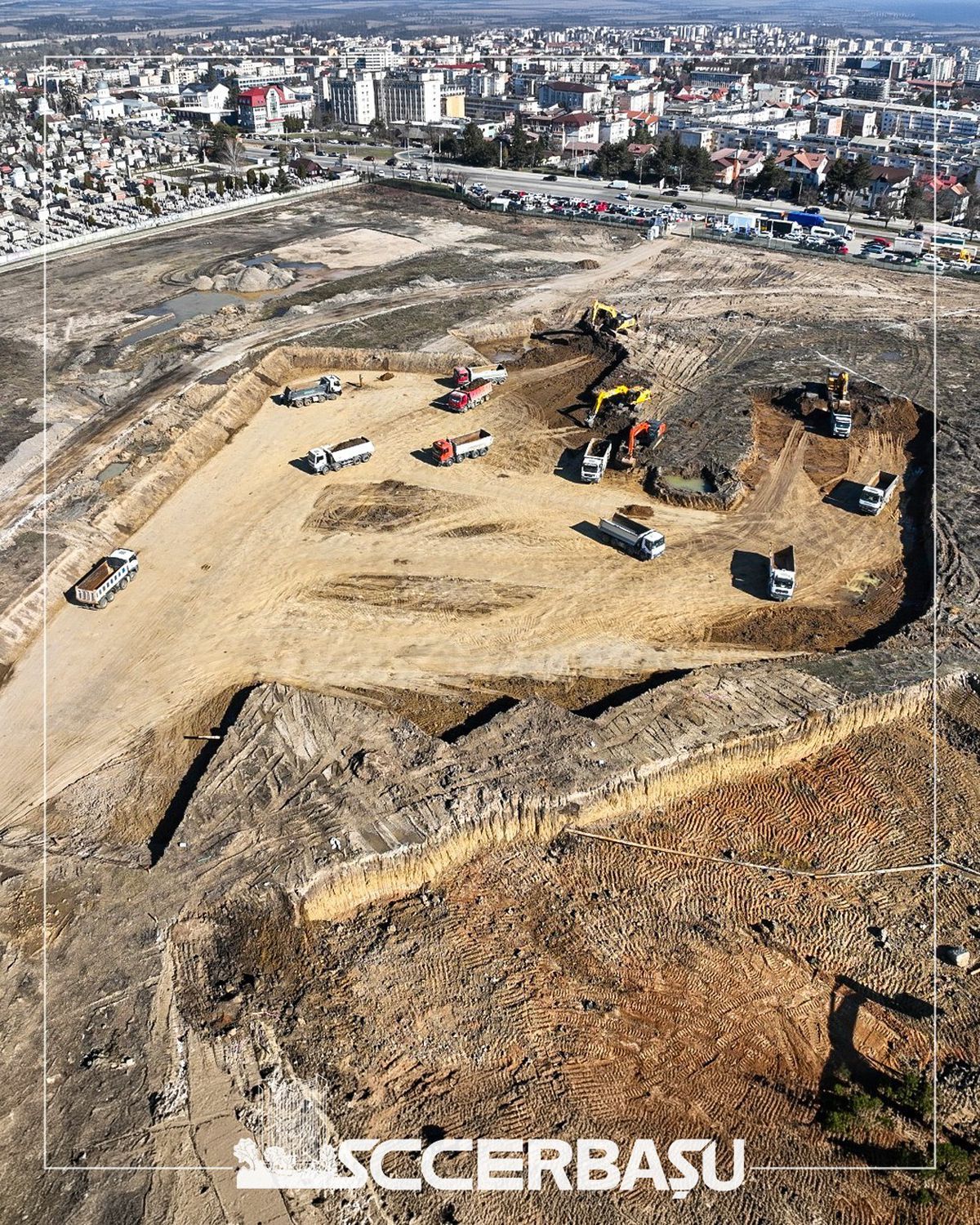 Imagini de pe șantierul stadionului de peste 100 de milioane de euro: „Se mișcă pământul. La propriu!”