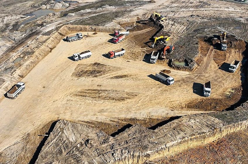 Stadion nou Pitești // foto: Facebook @ Construcții Erbașu