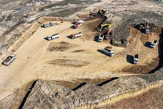 Imagini de pe șantierul stadionului de peste 100 de milioane de euro: „Se mișcă pământul. La propriu!”