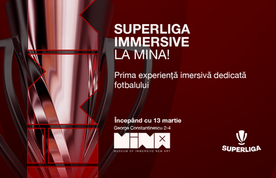 MINA și Superliga lansează show-urile imersive  dedicate echipelor de top din fotbalul românesc