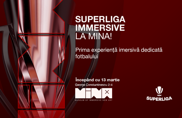MINA și Superliga lansează show-urile imersive  dedicate echipelor de top din fotbalul românesc