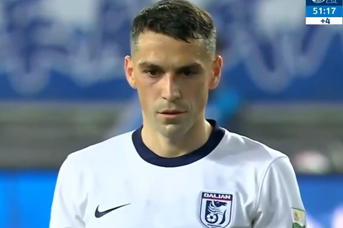 Nicolae Stanciu, primul gol de la revenirea în China / foto: captură X