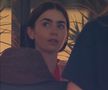 Lily Collins, surprinsă la meciul lui Alcaraz de la Indian Wells