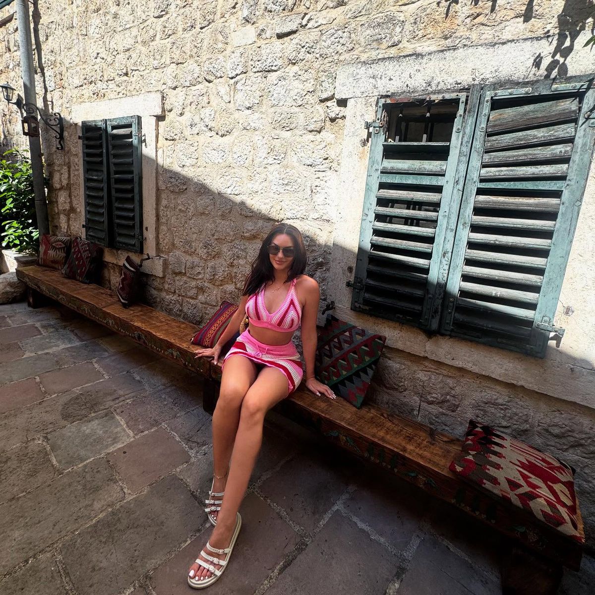 De față cu soțul ei, a spus că are un plan haios cu Novak Djokovic