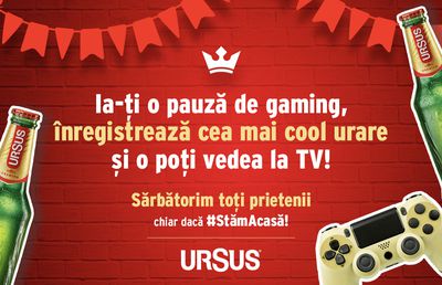 De ziua prietenului tău, Ursus îți duce urarea la următorul nivel: un “la mulți ani” direct la TV!