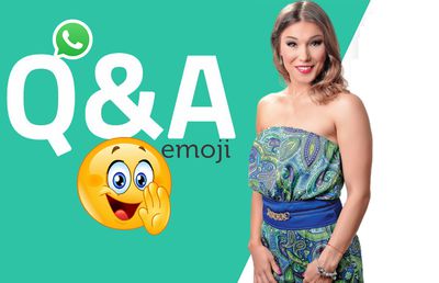 WhatsApp Q&A » Monica Roșu intră în provocarea GSP: cum răspunde cu un emoticon la întrebări inedite