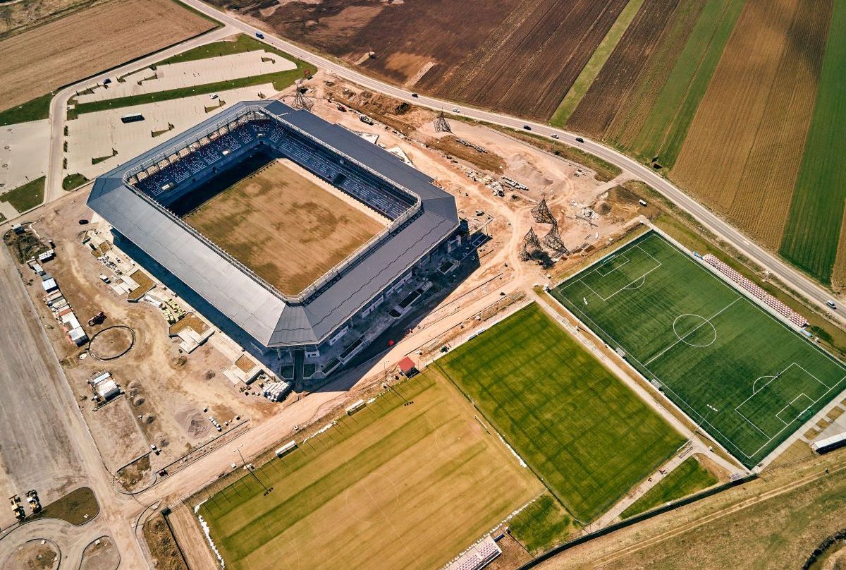 Imagini spectaculoase cu arena de peste 20 milioane de euro care se face în România! Când va avea loc inaugurarea