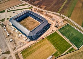 Imagini spectaculoase cu arena de peste 20 milioane de euro care se face în România! Când va avea loc inaugurarea