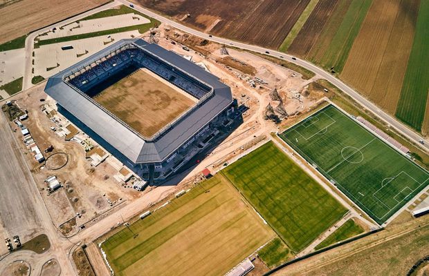 Imagini spectaculoase cu arena de peste 20 milioane de euro care se face în România! Când va avea loc inaugurarea