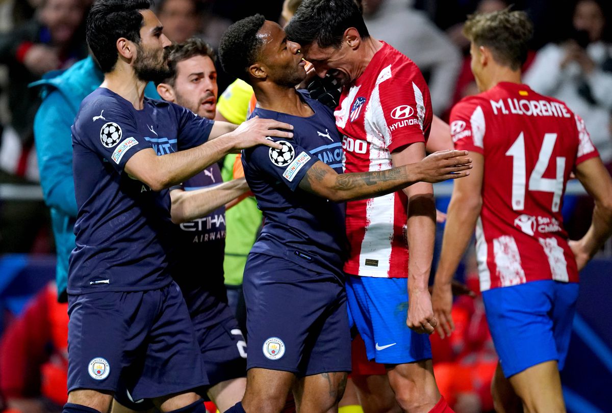 Atletico Madrid - Manchester City. Încăierare pe final