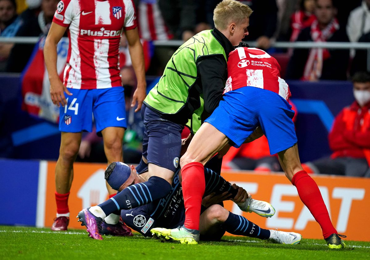 Atletico Madrid - Manchester City. Încăierare pe final