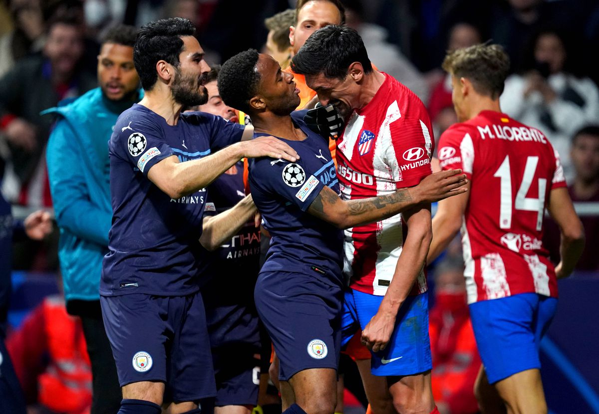 Atletico Madrid - Manchester City. Încăierare pe final