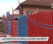 Florin, fan FCSB, și-a vopsit locuința în roș-albastru