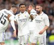 Valverde, în stânga, se bucură alături de Rodrygo și Dani Carvajal // foto: Imago Images