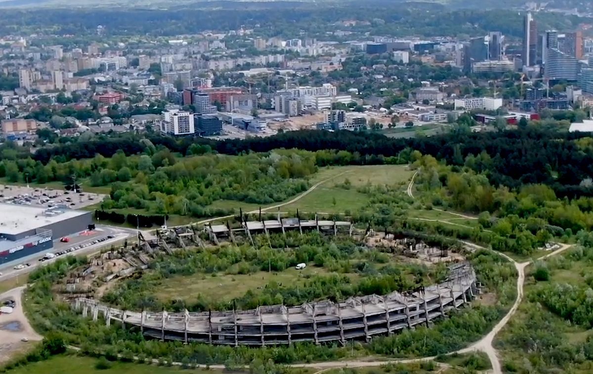 Stadionul național din Vilnius, Lituania, o ruină până în 2022! Imagini spectaculoase