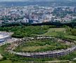 Stadionul național din Vilnius, Lituania, înaintea demolării din 2022