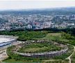 Stadionul național din Vilnius, Lituania, înaintea demolării din 2022