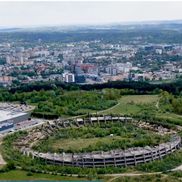 Stadionul național din Vilnius, Lituania, înaintea demolării din 2022