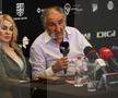 Ion Țiriac și Nadia Comăneci, la tragerea tabloului de la Țiraic Open 2024 / FOTO: Raed Krishan (GSP.ro)