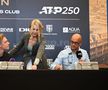 Ion Țiriac, Nadia Comăneci și Denis Shapovalov, la tragerea tabloului de la Țiraic Open 2024 / FOTO: Raed Krishan (GSP.ro)