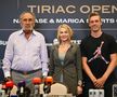 Ion Țiriac, Nadia Comăneci și Denis Shapovalov, la tragerea tabloului de la Țiraic Open 2024 / FOTO: Raed Krishan (GSP.ro)