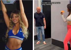 „Ce naiba faci aici?!” / „E marketing, șefu'” » Nina e motivul „exploziei” pe care UFC o are în mediul online