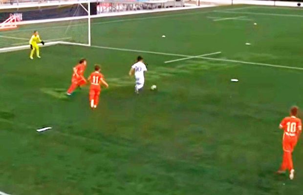 Așa tată, așa fiu! Piciul lui Messi le-a înnodat picioarele și a marcat 5 goluri superbe