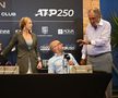 Ion Țiriac, Nadia Comăneci și Denis Shapovalov, la tragerea tabloului de la Țiraic Open 2024 / FOTO: Raed Krishan (GSP.ro)