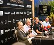 Ion Țiriac, Nadia Comăneci și Denis Shapovalov, la tragerea tabloului de la Țiraic Open 2024 / FOTO: Raed Krishan (GSP.ro)