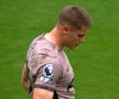 Micky van de Ven, pus în cap de două ori în prima repriză din Newcastle - Tottenham