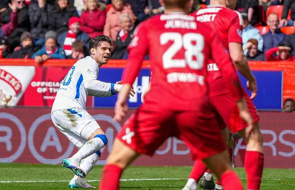 Nota lui Ianis Hagi și concluziile scoțienilor, după golul decisiv din Aberdeen - Rangers