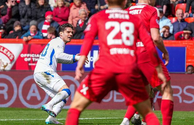 Nota lui Ianis Hagi și concluziile scoțienilor, după golul decisiv din Aberdeen - Rangers