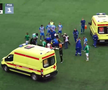 Cea mai brutală ciocnire între fotbaliști într-un meci FNL