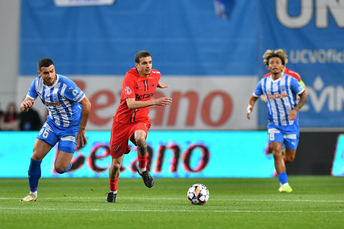 Târnovanu a câștigat duelul cu Mitriță! Notele derby-ului Universitatea Craiova - FCSB