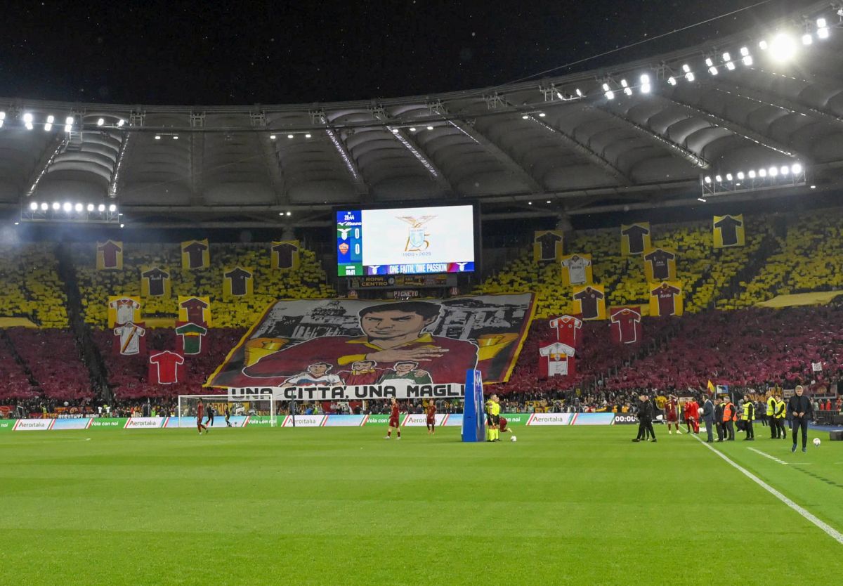 Sublim! Ce au putut face suporterii lui Lazio la derby-ul cu Roma: scenografie magnifică pe „Olimpico”
