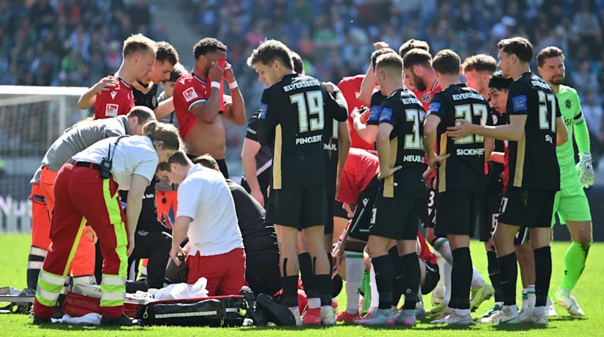 Accidentare horror în 2. Bundesliga. Jessic Ngankam a suferit o dublă fractură de tibie și peroneu
