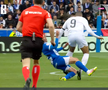 Kylian Mbappe, cartonaș roșu după o intrare criminală în Alaves - Real Madrid, foto: captură Digi Sport